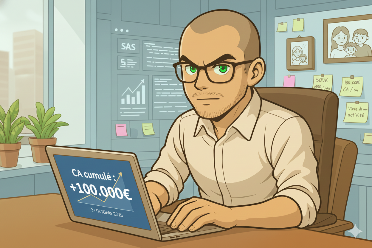 Représentation d'un dev à son bureau Représentation d'un dev à son bureau